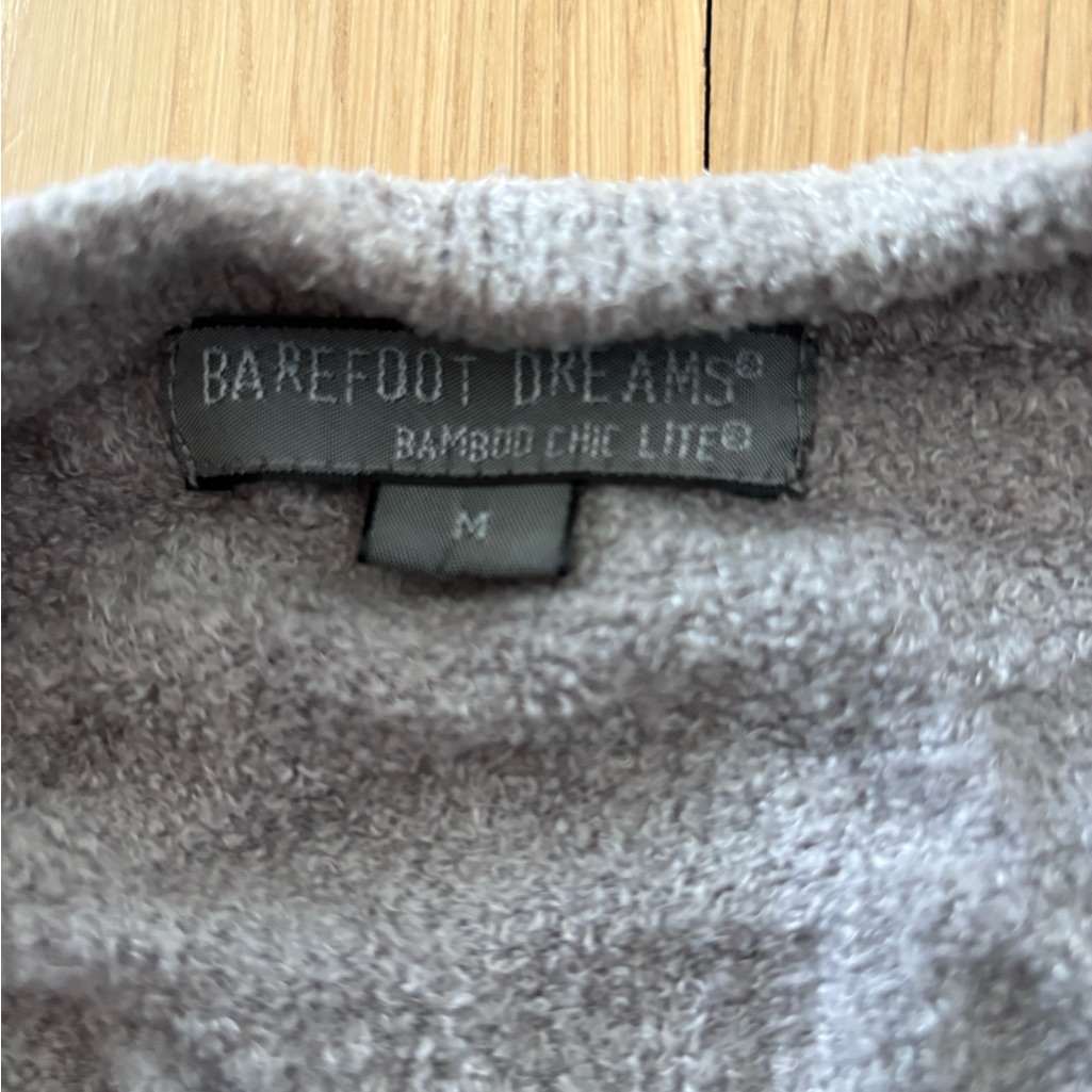 Barefoot Dreams Cozy Bamboo Pullover - Heather Gray